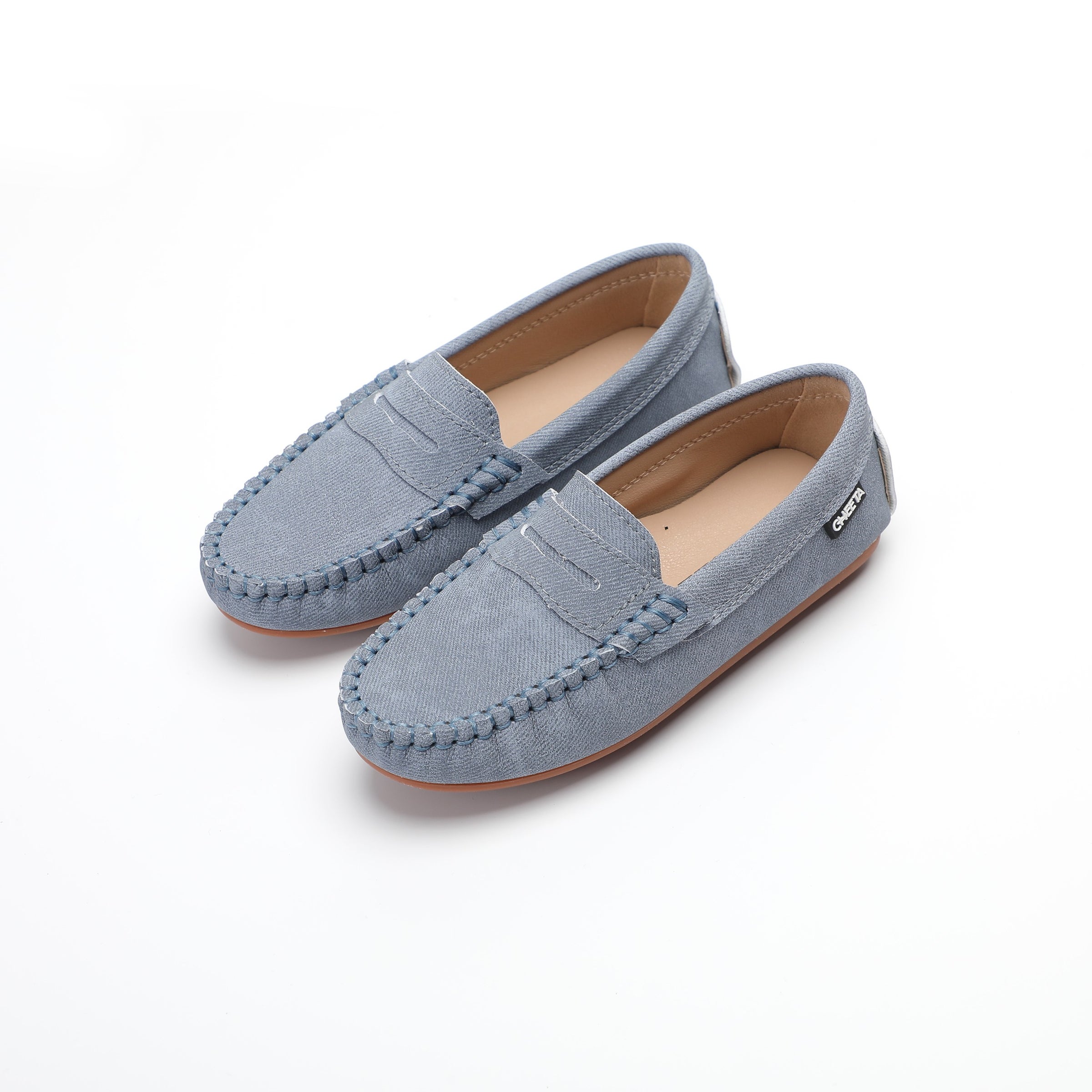 貴重新古品‼ CHEETA チータ ☆DH ☆MADE IN USA Moccasins - Dusty Blue | Cheeta Shoes